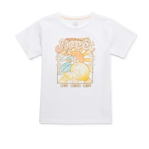 Wonder Nation Girls Naturally Sweet Tee Size XS (4 - 5) NWT - Picture 1 of 10